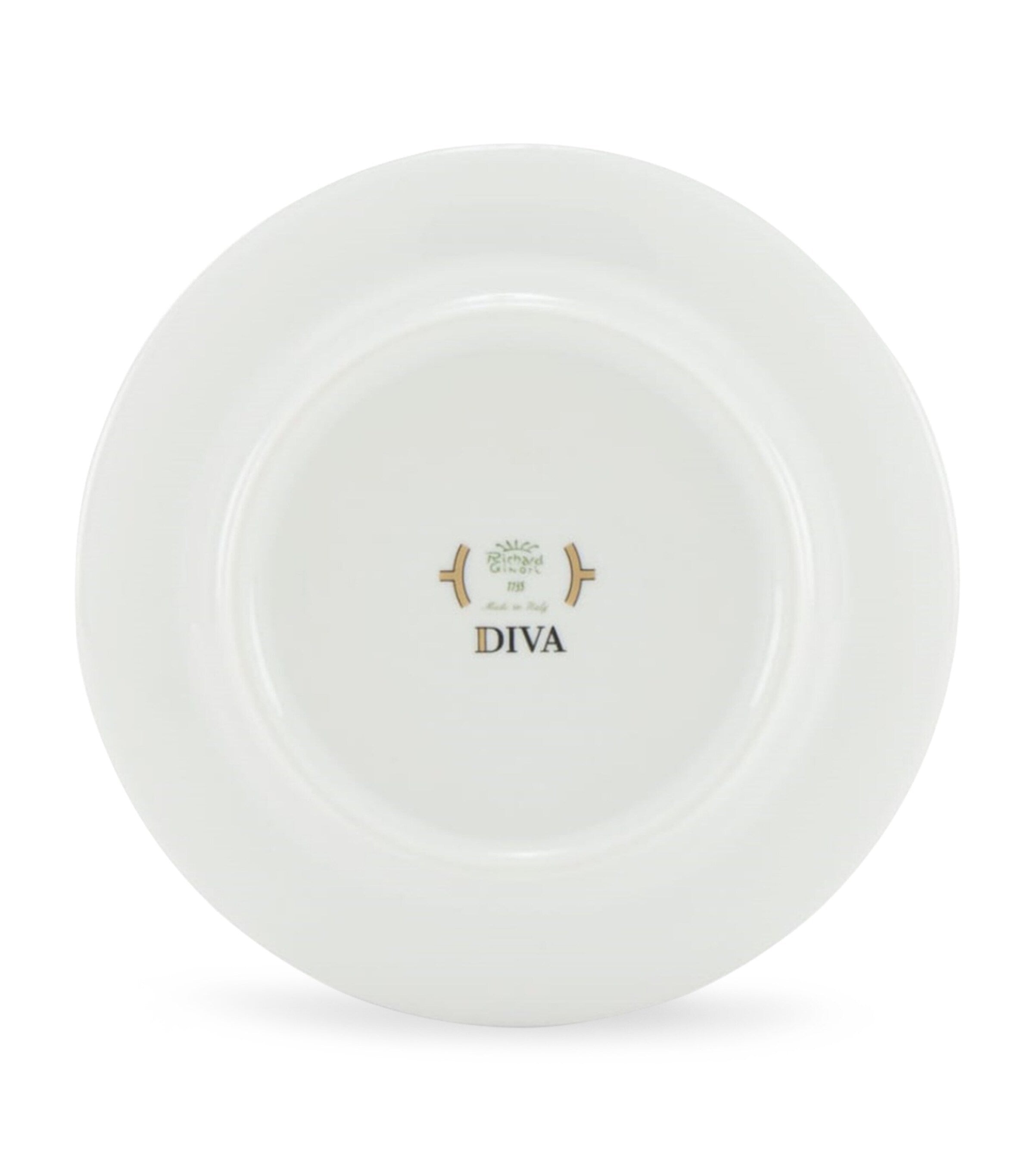 GINORI 1735 bread plate Colonna Diva Rosa 17cm, UK version