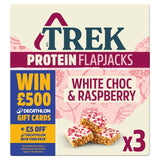 TREK White Choc & Raspberry Protein Flapjacks Multipack   3 x 50g GOODS M&S   