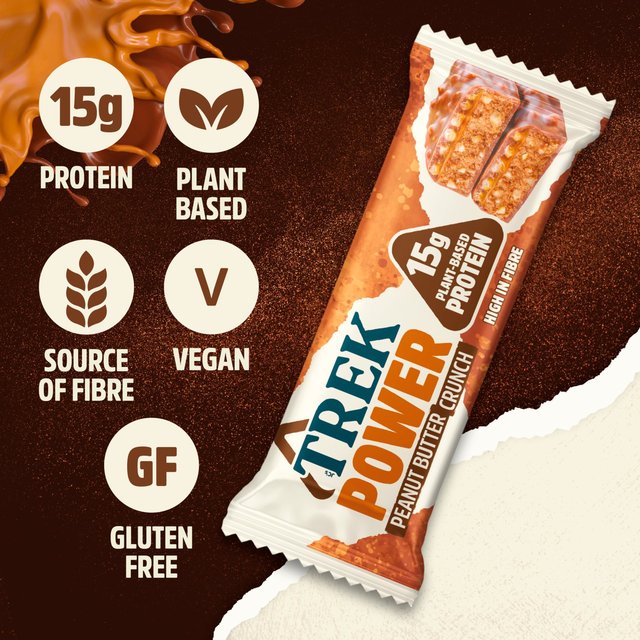 TREK Power Peanut Butter Crunch Protein Bar   55g GOODS M&S   