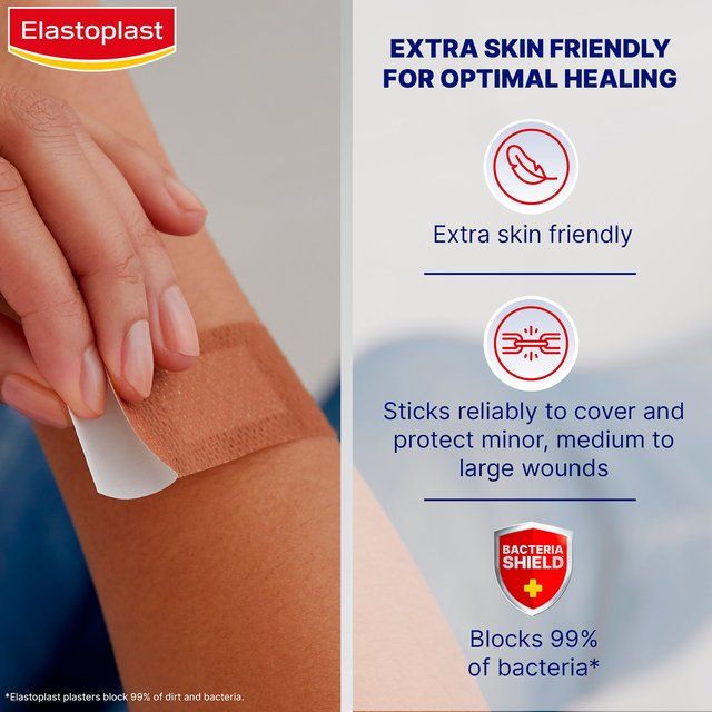 Elastoplast Sensitive Plasters Multi Tone Medium 20 Pack   20 per pack GOODS M&S   