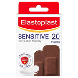 Elastoplast Sensitive Plasters Multi Tone Dark 20 Pack   20 per pack GOODS M&S   