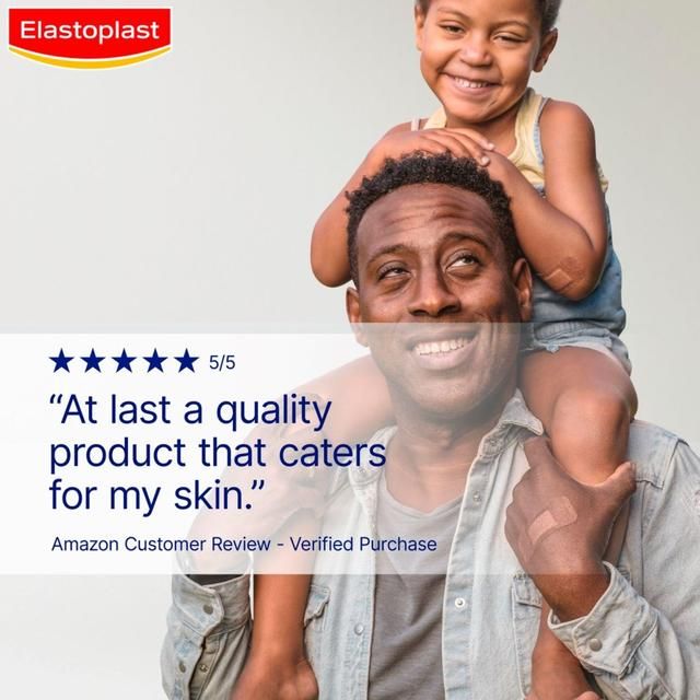 Elastoplast Sensitive Plasters Multi Tone Dark 20 Pack   20 per pack