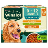 Winalot Meaty Chunks Puppy Mixed in Gravy Wet Dog Food    12 x 100g GOODS M&S   