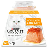 Gourmet Revelations Mousse Chicken Wet Cat Food   4 x 57g GOODS M&S   