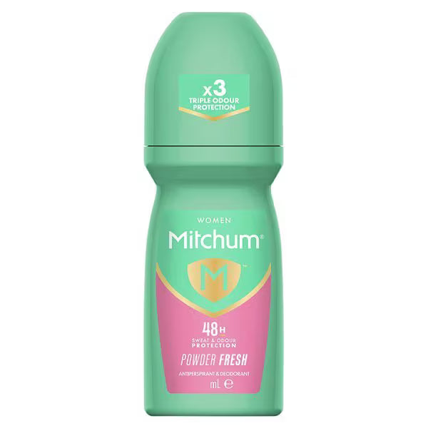 Mitchum Powder Fresh anti-perspirant roll-on 100ml, imported from the UK