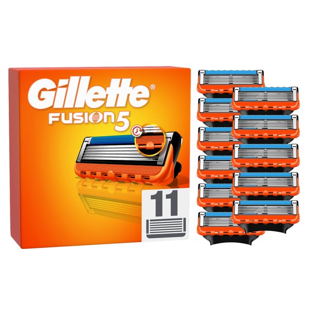 Gillette Fusion Razor Blades   11 per pack GOODS M&S   