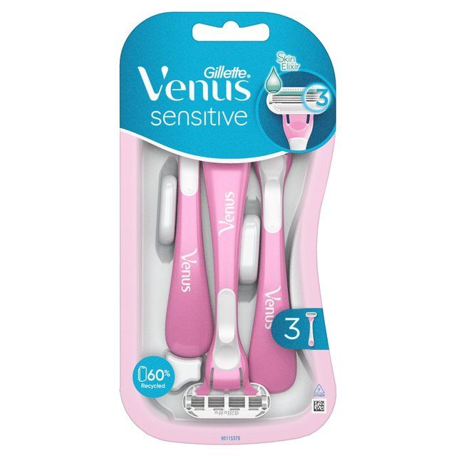 Gillette Venus Disposable Razors Sensitive   3 per pack GOODS M&S   