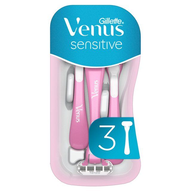 Gillette Venus Disposable Razors Sensitive   3 per pack GOODS M&S   