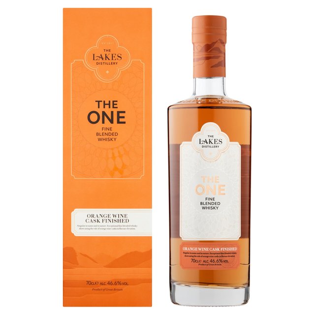 The Lakes Distillery ONE Orange Wine Cask Expression Whisky   70cl