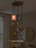 Hampton pink cluster glass shade spare part (British brand)