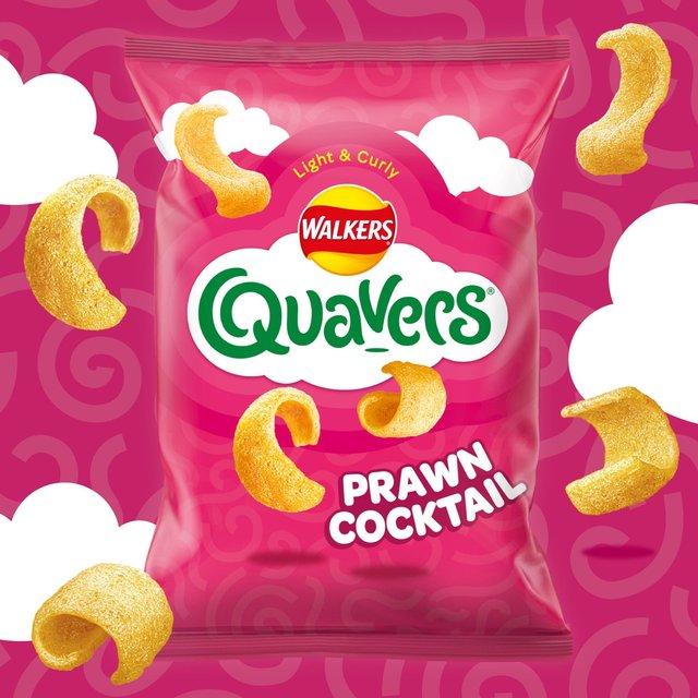 Walkers Quavers Prawn Cocktail Multipack Snacks   6 per pack GOODS M&S   