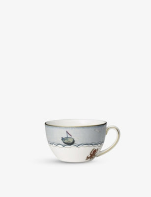Wedgwood Sailor's Farewell fine bone china breakfast cup and saucer, UK version