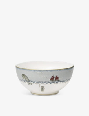 Wedgwood Sailor's Farewell bone china salad bowl 14.9cm, UK version