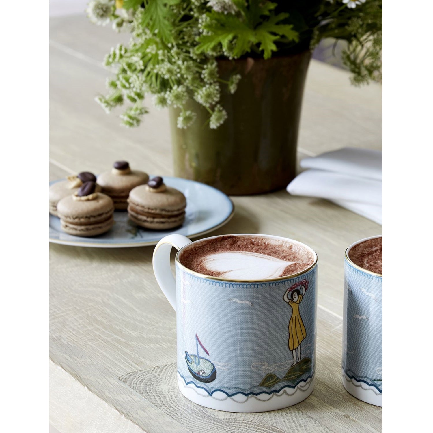 Wedgwood china mug Sailor's Farewell 270ml, imported from the UK