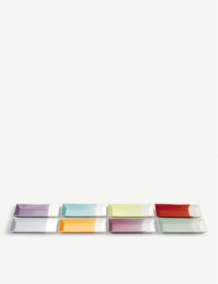 Royal Doulton porcelain tapas trays set of eight 23.5cm - British product
