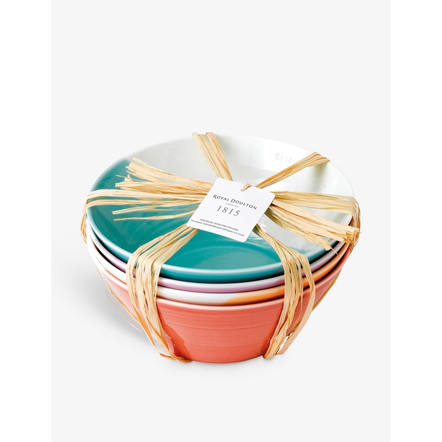 Royal Doulton 1815 Brights porcelain bowl set, imported from the UK