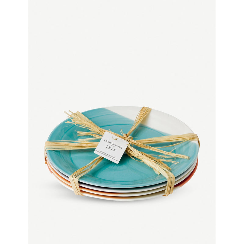 Royal Doulton dinner plates set of four 28cm (British brand)