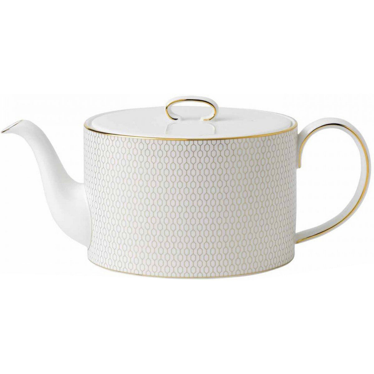 Wedgwood Gio Gold fine bone china teapot 940ml, imported from the UK