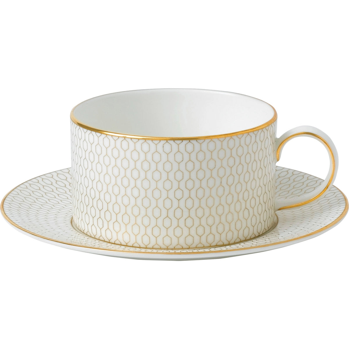 Wedgwood Gio Gold fine bone china teacup set, imported from the UK