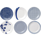 Royal Doulton Pacific side plates 23cm set of six, imported from the UK