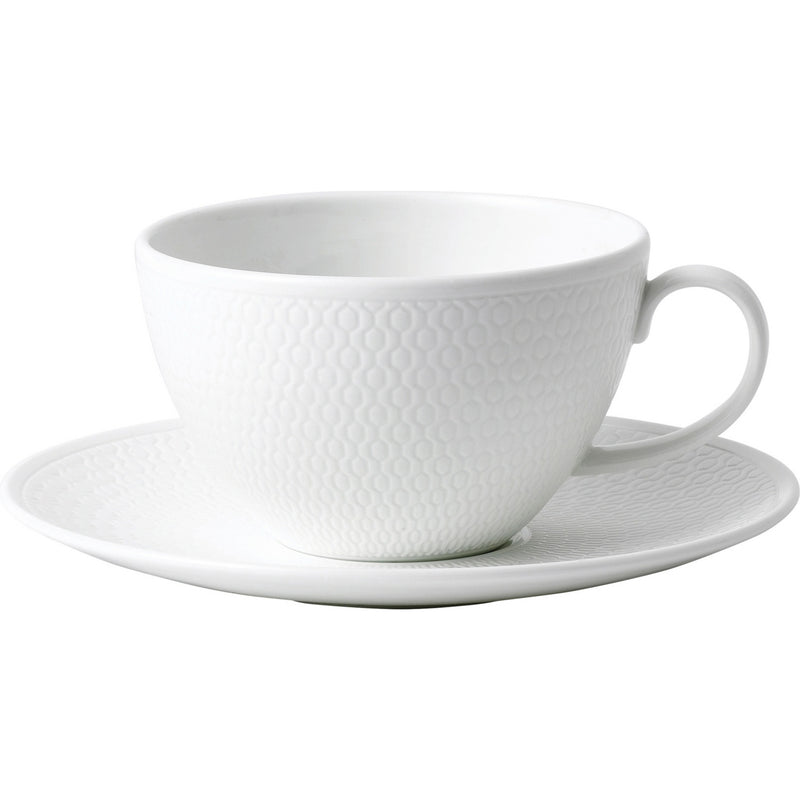Wedgwood Gio bone china tea cup and saucer (British brand)
