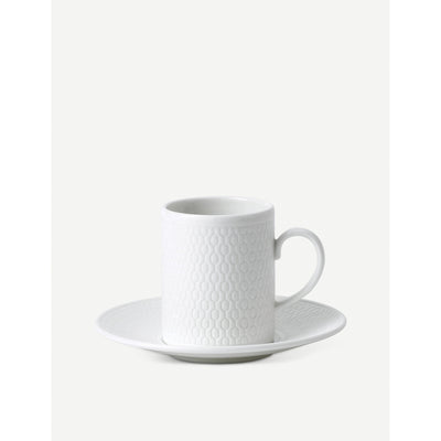 selfridges Wedgwood Gio Fine Bone China Espresso Cup and Saucer 70ml- Buy online at McGrocer