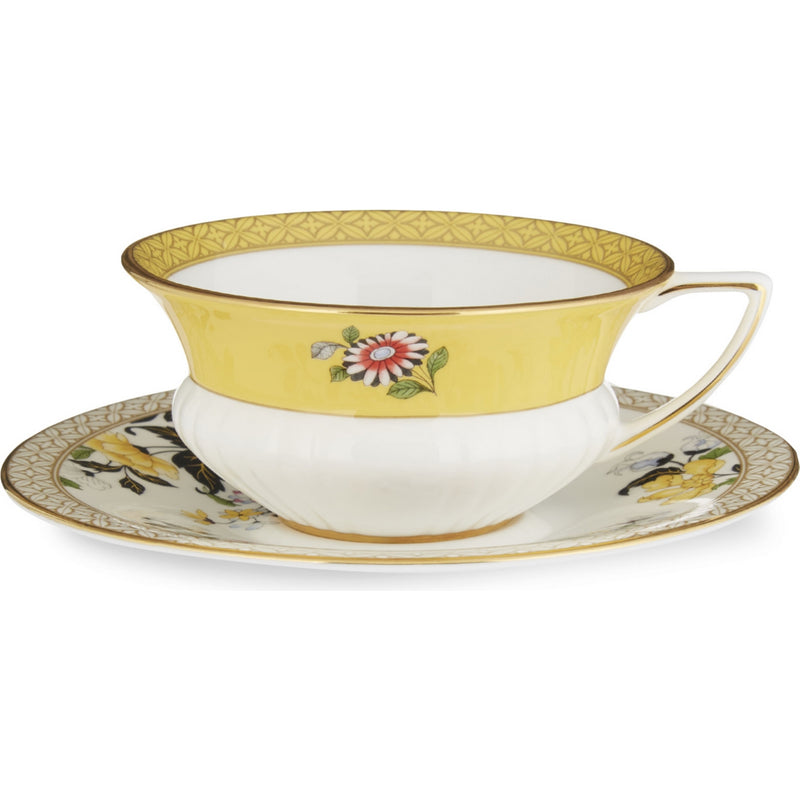 Wedgwood Wonderlust Primrose teacup and saucer, UK version