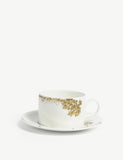 Vera Wang for Wedgwood Jardin floral teacup and saucer - British product