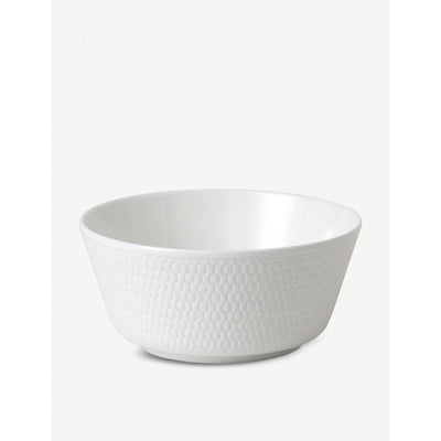 selfridges Wedgewood Gio Textured Bone China Rice Bowl 10.5cm- Buy online at McGrocer