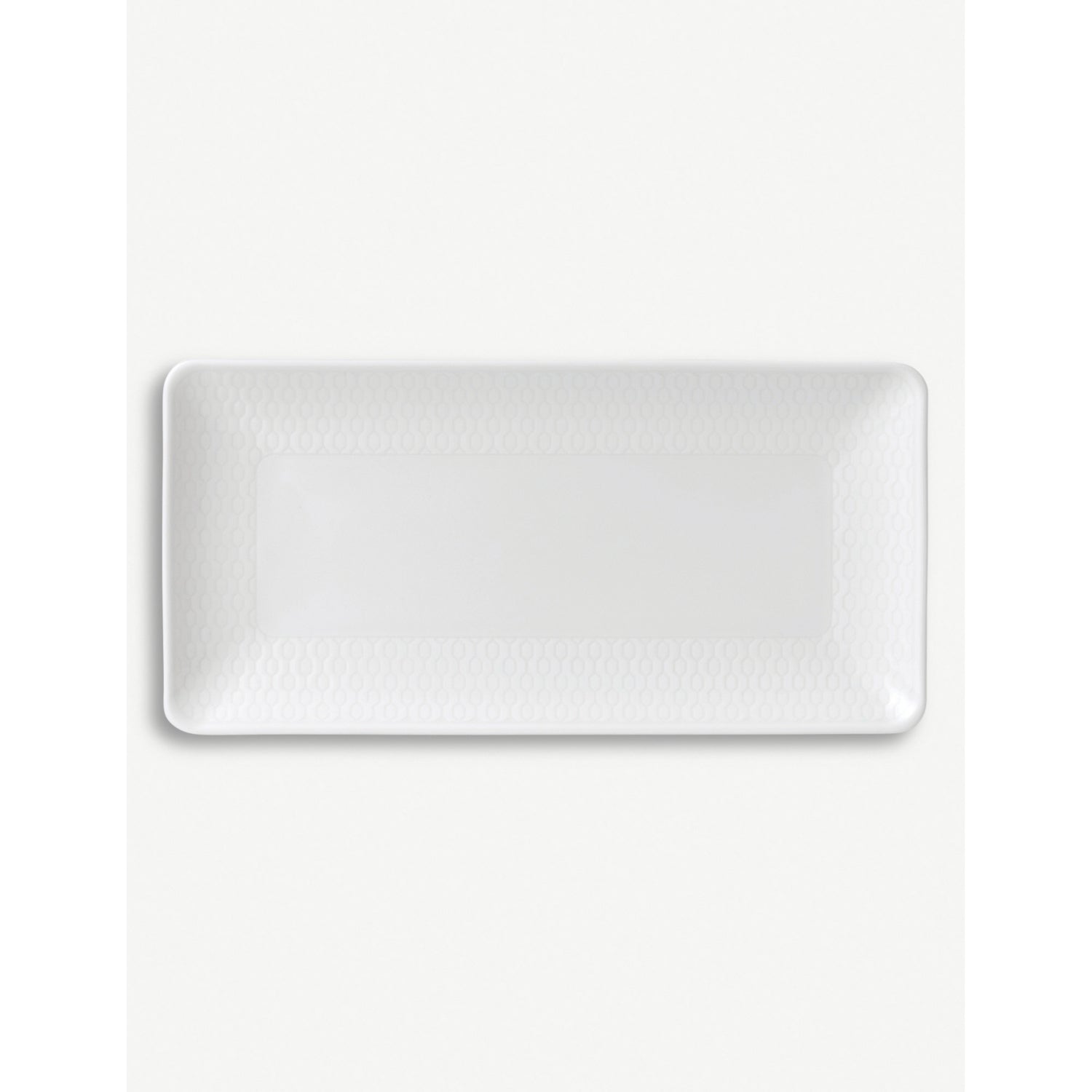 Wedgwood Gio embossed rectangular tray 21cm - British product