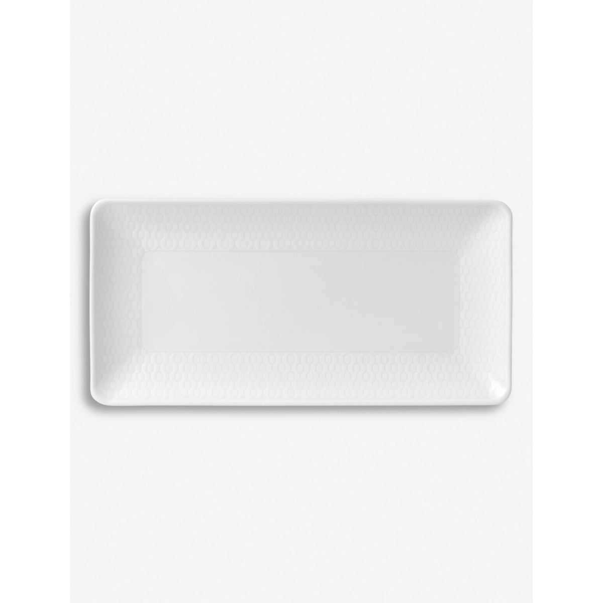 Wedgwood Gio embossed rectangular tray 21cm - British product