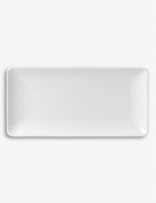 Gio embossed rectangular tray 21cm