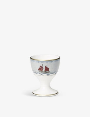 Wedgwood fine bone china egg cup with 22ct gold 6.5cm - British product