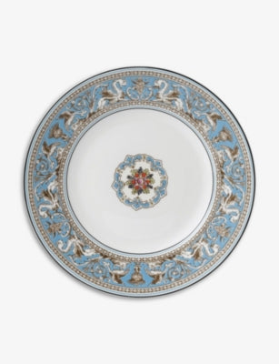 Wedgwood fine bone china plate Florentine Turquoise 23cm - British product