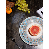 Wedgwood Florentine Turquoise bone-china plate 18cm (British brand)
