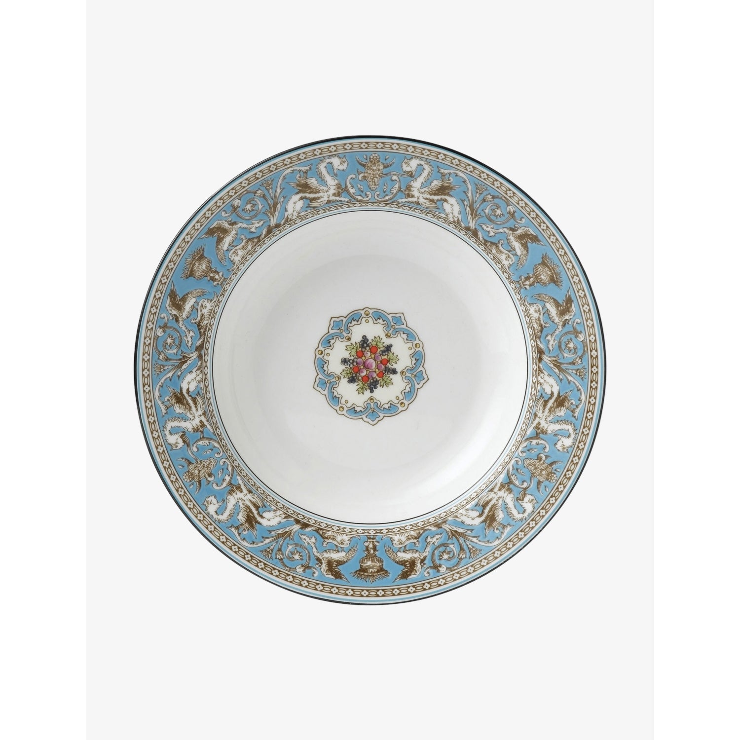 Wedgwood Florentine Turquoise soup bowl 23cm, UK version