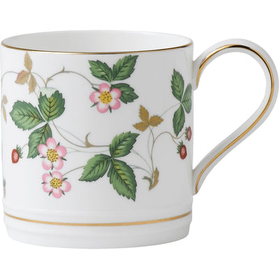 selfridges Wedgwood Wild Strawberry Bone China Mug with 22ct Gold Trim 300ml- Buy online at McGrocer