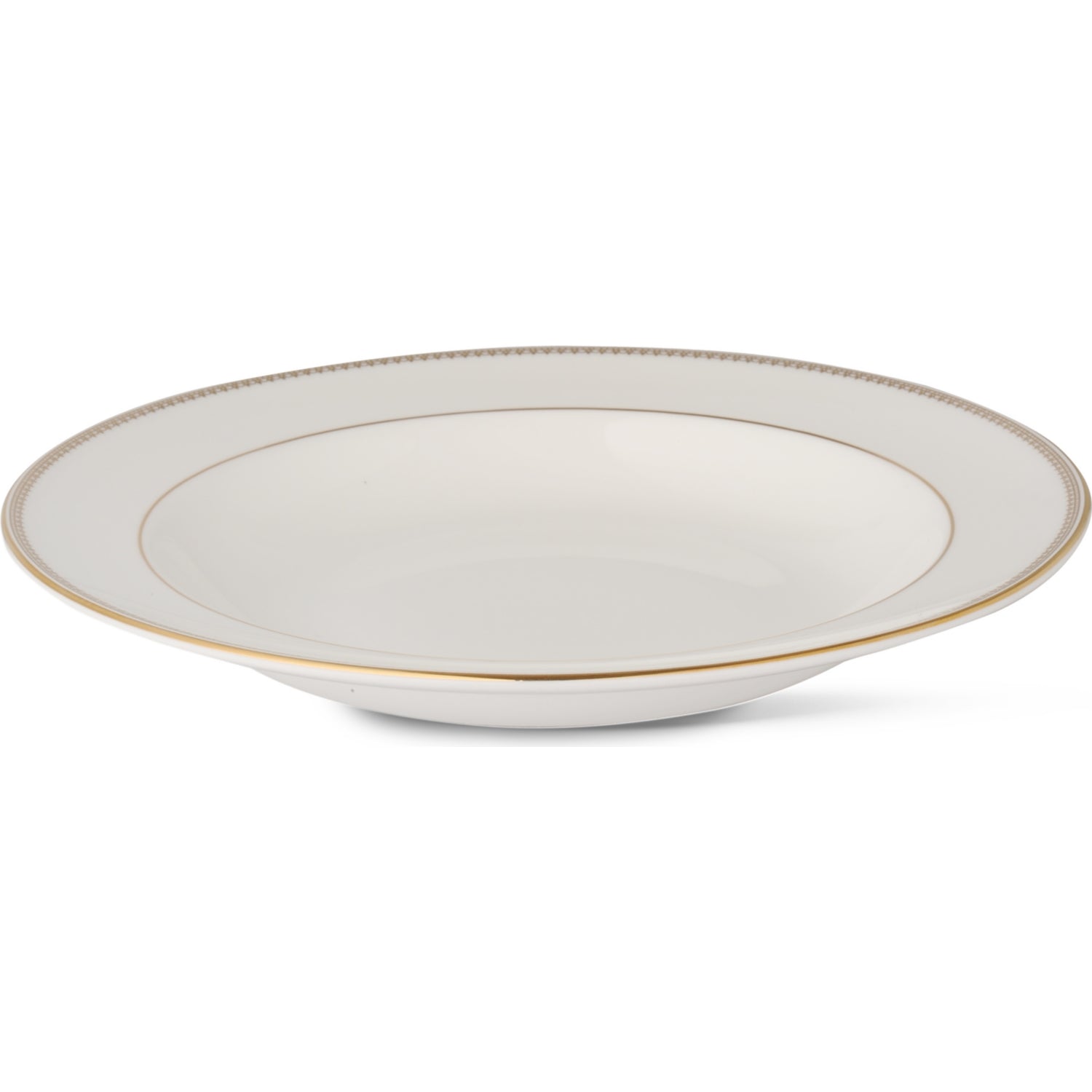 Vera Wang Wedgwood Lace Gold soup plate 23cm, imported from the UK