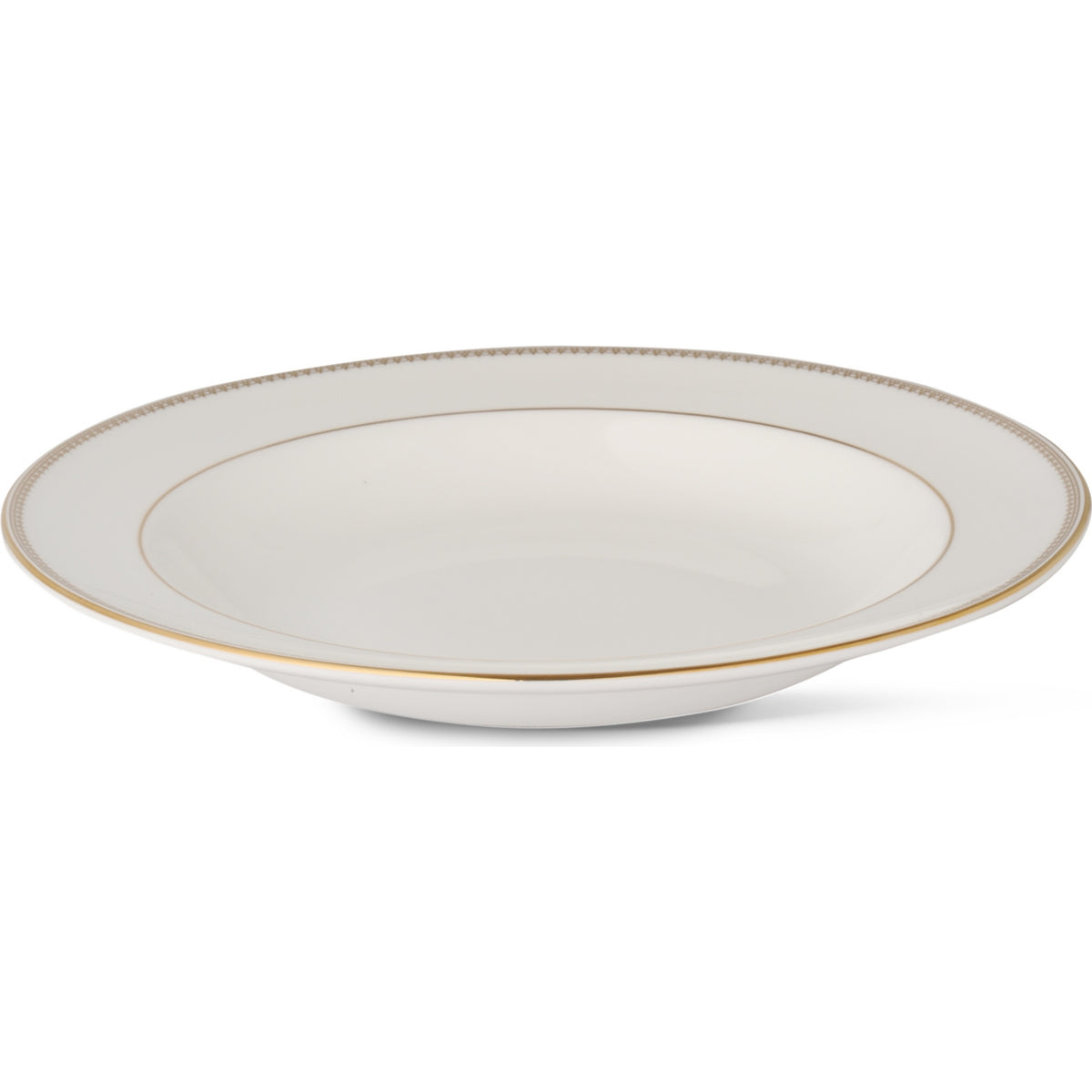 Vera Wang Wedgwood Lace Gold soup plate 23cm, imported from the UK