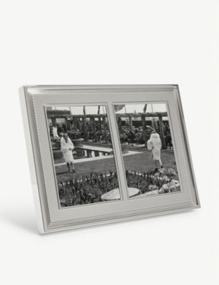 Vera Wang Wedgwood silver-plated double photo frame 13x18cm, UK version