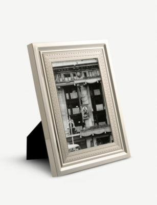 Wedgwood Vera Wang silver-plated photo frame 4x6 inches, UK version