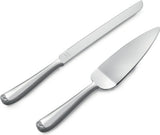 Wedgwood silver-plated cake knife and server set - British product