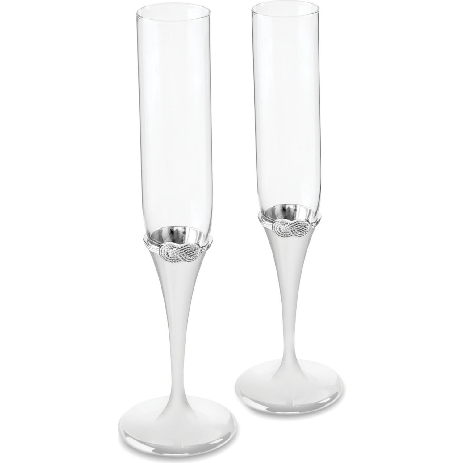 Vera Wang Wedgwood Infinity toasting flute set, UK version