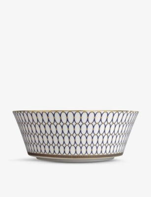Wedgwood fine bone china serving bowl Renaissance Gold 25cm (British brand)