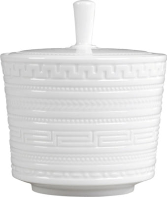 Intaglio fine bone china sugar box 8cm (British brand)