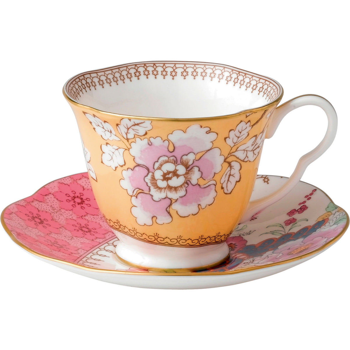 Wedgwood Butterfly Bloom cup and saucer - British product
