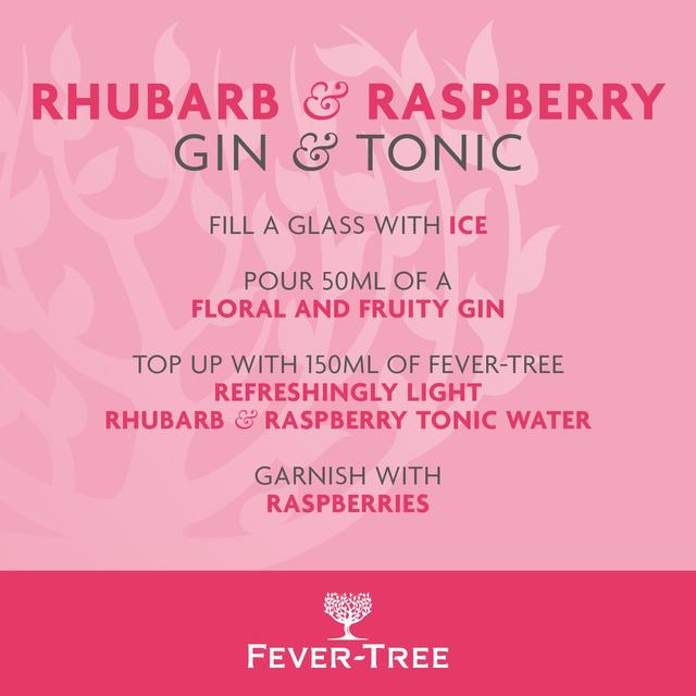 Fever-Tree Light Rhubarb & Raspberry Tonic    500ml GOODS M&S   