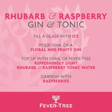 Fever-Tree Light Rhubarb & Raspberry Tonic    500ml GOODS M&S   