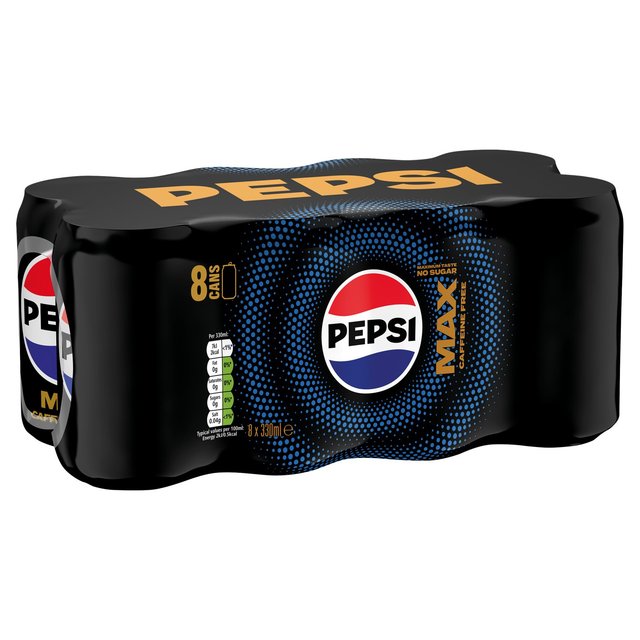 Pepsi Max Caffeine Free   8 x 330ml GOODS M&S   