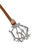 Dunhill monogram charm with leather strap, UK version